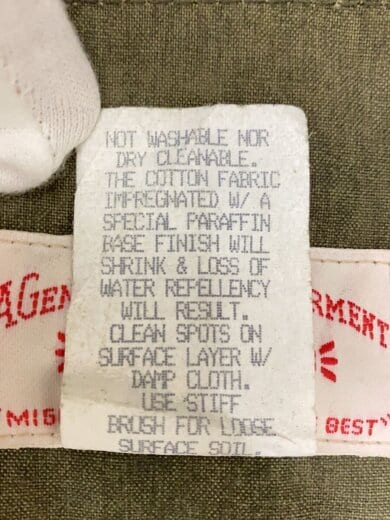 商品画像：2010s/SHELTER CLOTH JACKET/オイルドジャケット/XXL/オリーブ/423N 5