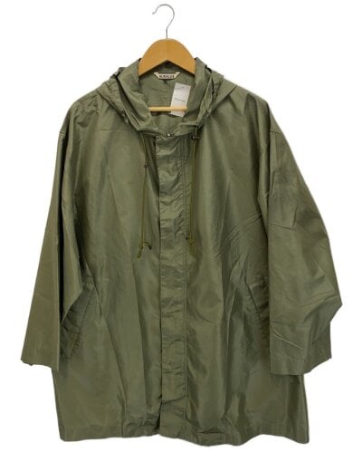 商品画像：18SS/SILK TAFFETA HOODED COAT/シルクタフタフーデッドコート/3/グリーン 1