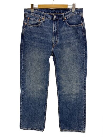 商品画像：565/ルーズストレートデニムパンツ/バギーデニムパンツ/36×32/ダークウォッシュ/ブルー 1