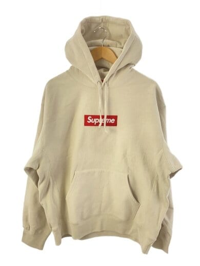商品画像：24AW/BOX Logo Hooded Sweatshirt Stone/L/コットン/BEG 1