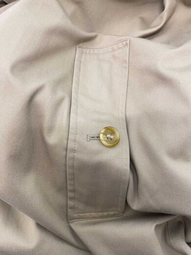 商品画像：80s/SHEARFORD/ステンカラーコート/48 SHORT/ベージュ/ノバチェックライナー着脱可能 5