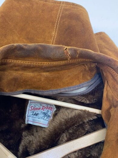 画像：Lee70s/Storm Rider Suede/ストームライダー_スウェードレザージャケット/42/ライナー着脱7