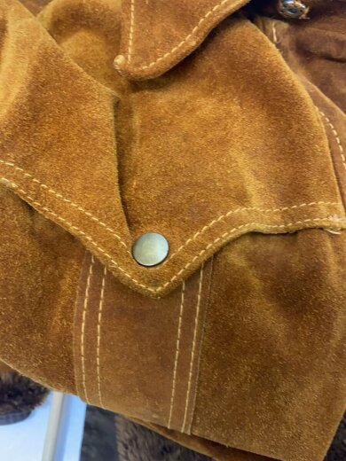 画像：Lee70s/Storm Rider Suede/ストームライダー_スウェードレザージャケット/42/ライナー着脱9