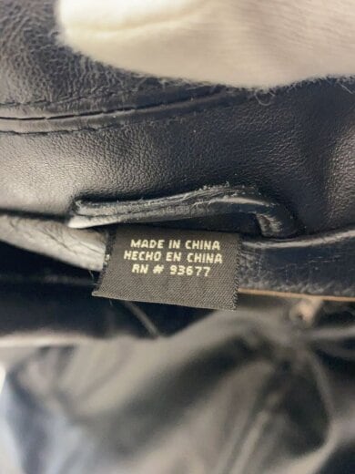 商品画像：00s/中綿ラグランレザージャケット/レザースウィングトップブルゾン/L/ブラック/黒// 4