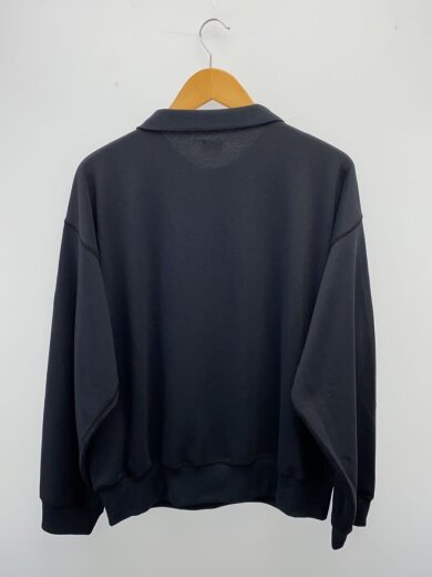 商品画像：FOUNDOUR/25AW/HALF ZIP LONG SLEEVE SHIRT/ハーフジップスウェット/3/黒 2