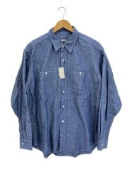 23SS/Rigid Chambray Shirt/シャンブレーシャツ/3/ブルー/23SAP-02-02H