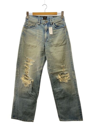 商品画像：101 Clush Denim Pants Light Used/ダメージ加工ワイドストレートデニムパンツ 1