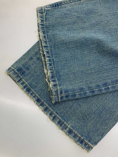 商品画像：101 Clush Denim Pants Light Used/ダメージ加工ワイドストレートデニムパンツ 6