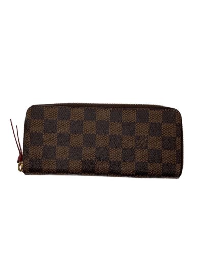 商品画像：ポルト・フォイユ・クレマンス_ダミエ・エベヌ/PVC/BRW/レディース 1