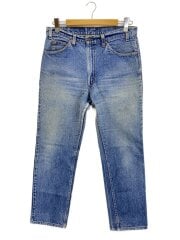 80s 509 オレンジタブ/ストレートデニムパンツ/34×30/USA製/ボタン裏585