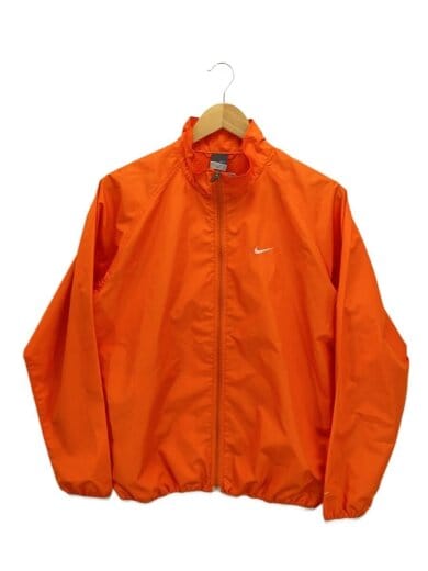 商品画像：00s/スウッシュロゴ刺繍ナイロンジャケット/S/若干汚れ有/オレンジ/147603 1
