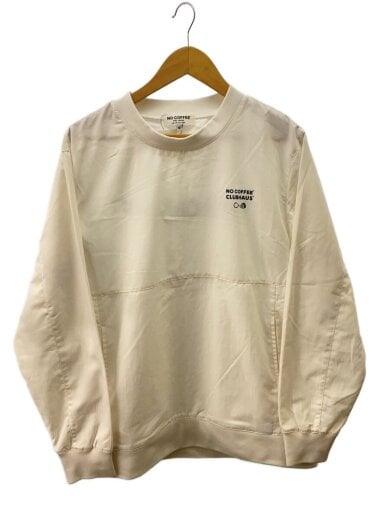 商品画像：×CLUBHAUS/NO GOLF PISTE/ピステプルオーバー/S/ホワイト/白 1