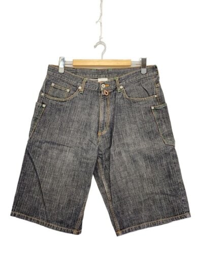 商品画像：00s/ジョーツ/バギーデニムショーツ/ブラックデニムショートパンツ/38/黒/y2k 1