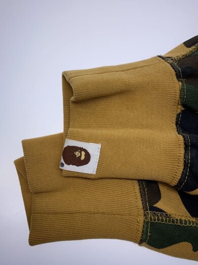 商品画像：1stカモ_ラインストーンジップフーディー/S/イエロー/サルカモ/迷彩/001ZPL801310M 5