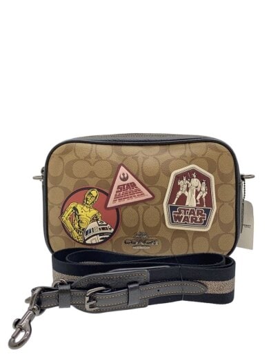 商品画像：×STAR WARS/ショルダーバッグ/レザー/BRW/総柄/F88010// 1