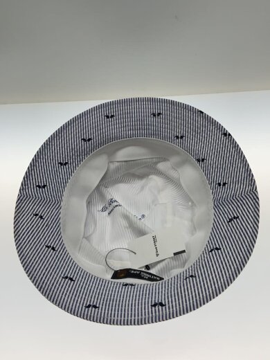 商品画像：MR PATTERN SEERSUCKER BUCKET HAT/ヒゲ柄_シアサッカーバケットハット/L// 4