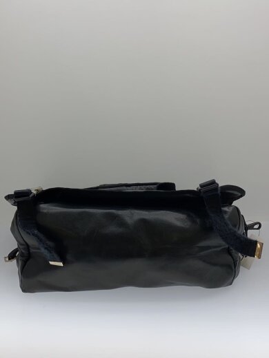 商品画像：Leather Messenger Bag/レザーメッセンジャーバッグ/ブラック/黒// 4