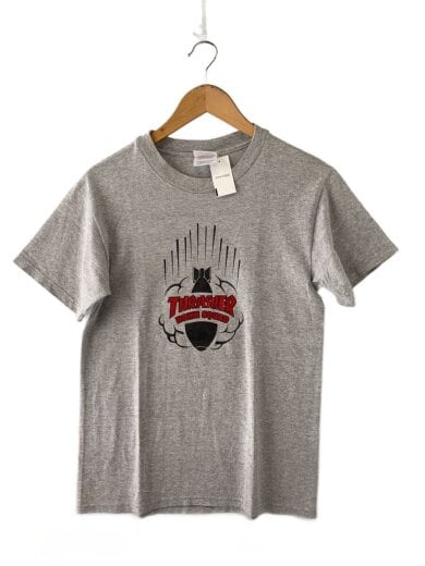 商品画像：90s/Bom Squad T-shirts/ボムプリントTシャツ/S/グレー/爆弾処理班// 1