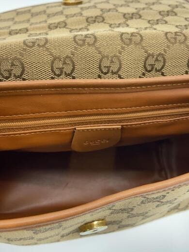 画像：GUCCIショルダーバッグ/キャンバス/ベージュ/総柄/54136/オールドグッチ6