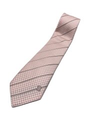 クラヴァット・エク8CM_ダミエ・エベヌ_PNK/シルク/PNK/メンズ