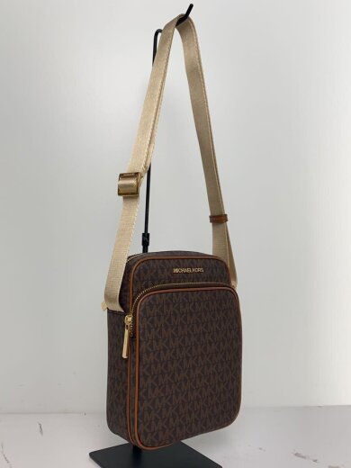 商品画像：ショルダーバッグ/レザー/ブラウン/総柄/PA-2009 3