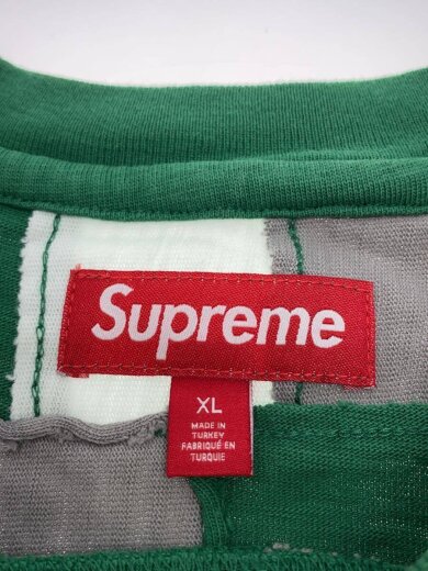 商品画像：24AW/Patchwork Yoke Football Top/Tシャツ/XL/コットン/GRN// 3