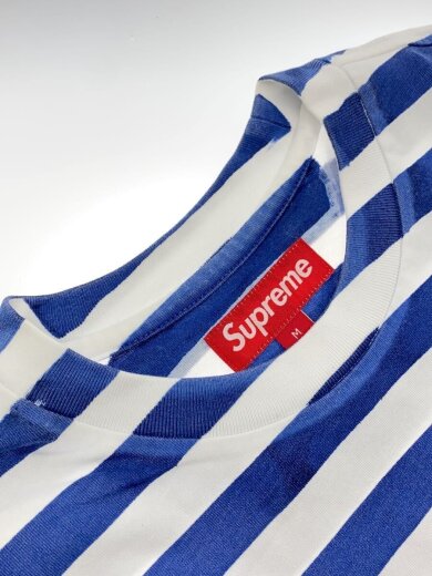 商品画像：24SS/Overprent Stripe/Tシャツ/M/コットン/WHT/ストライプ// 6