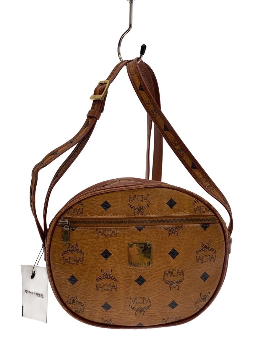 MCM / ショルダーバッグ/レザー/BRW