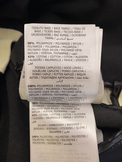 商品画像：ジップパーカー/L/ポリエステル/ブラック/D20978402050 5