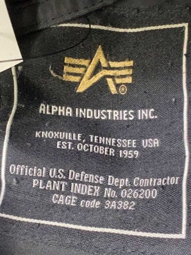 商品画像：フライトジャケット/--/ナイロン/BLK/1615-573-8335 3