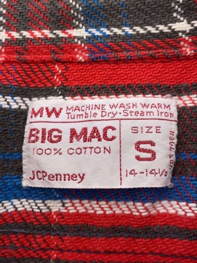 商品画像：ネルシャツ/S/コットン/RED/チェック 3