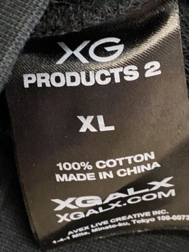 商品画像：XG Pigmennt Dyed/パーカー/XL/コットン/BLK 4