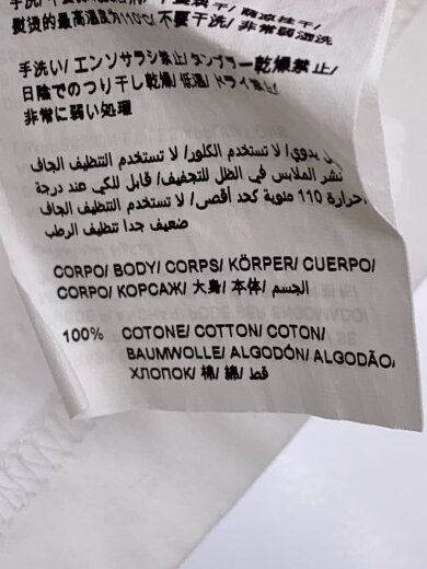 商品画像：Tシャツ/1/コットン/WHT 4