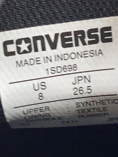 商品画像：ハイカットスニーカー/26.5cm/BLK/1SD698// 5