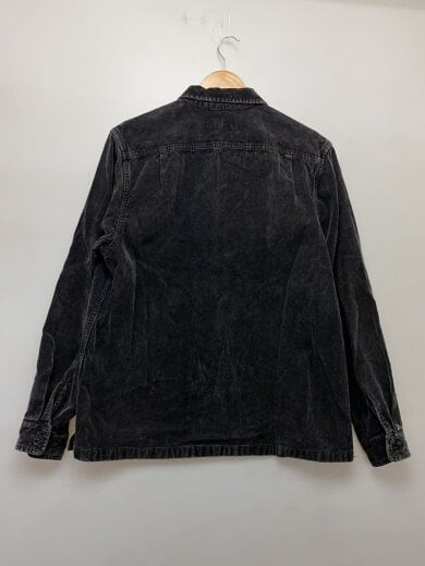商品画像：24ss/Washed Corduroy Zip Up Shirt/ジャケット/L/コットン/BLK 2
