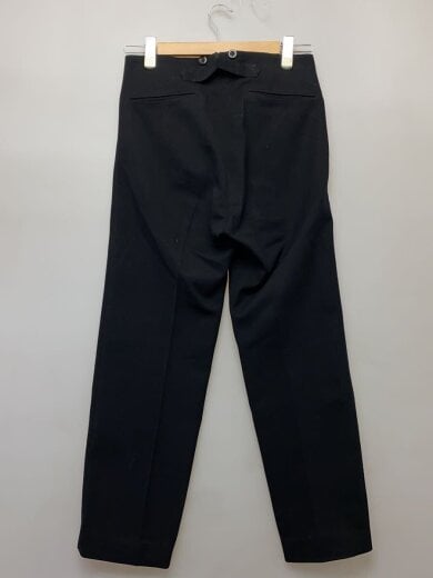 商品画像：推定30-40s/針シンチ/Vカット/スラックスパンツ/ウール/BLK// 2