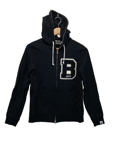商品画像：ジップパーカー/XS/コットン/BLK/001ZPA802001X// 1