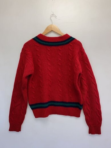 商品画像：80s/ニット・セーター(厚手)/S/ウール/RED 2
