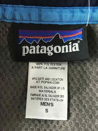 画像：patagoniaフリースベスト/S/ポリエステル/BRW/パッチワーク/レトロX/11909FA144