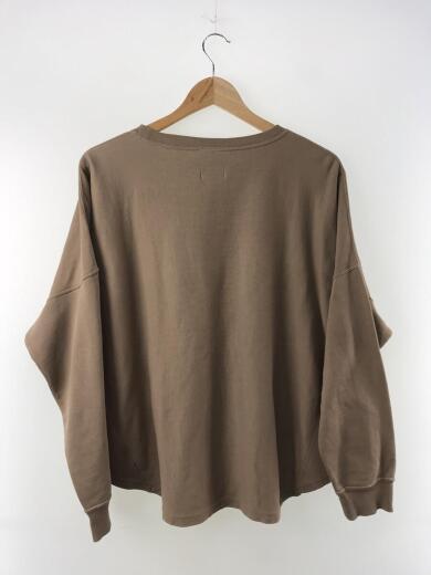 画像：FRAY I.D × Championルーズ裏毛プルオーバースウェット/M/コットン/BRW/無地/20SS/CWSR0042