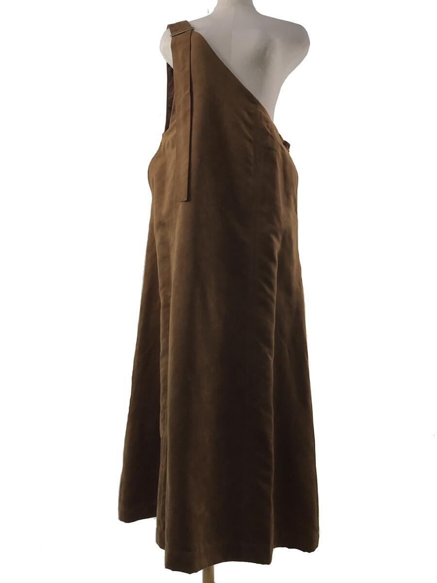 フェイクスエードワンショルダーワンピース 1 ポリエステル Brw 無地 63 26 0474 690