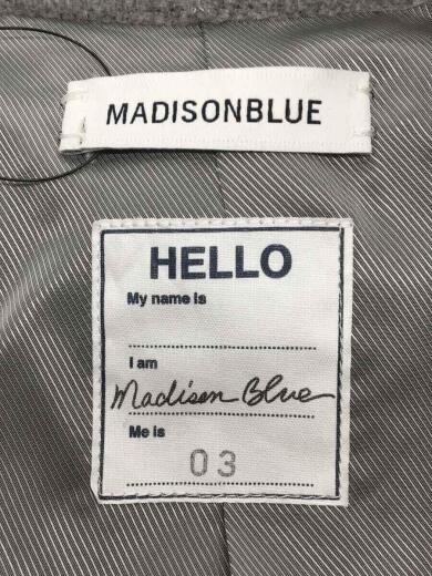 画像：MADISONBLUESEMI CHESTER COAT/セミチェスターコート/3/ウール/GRY/MB184-20143