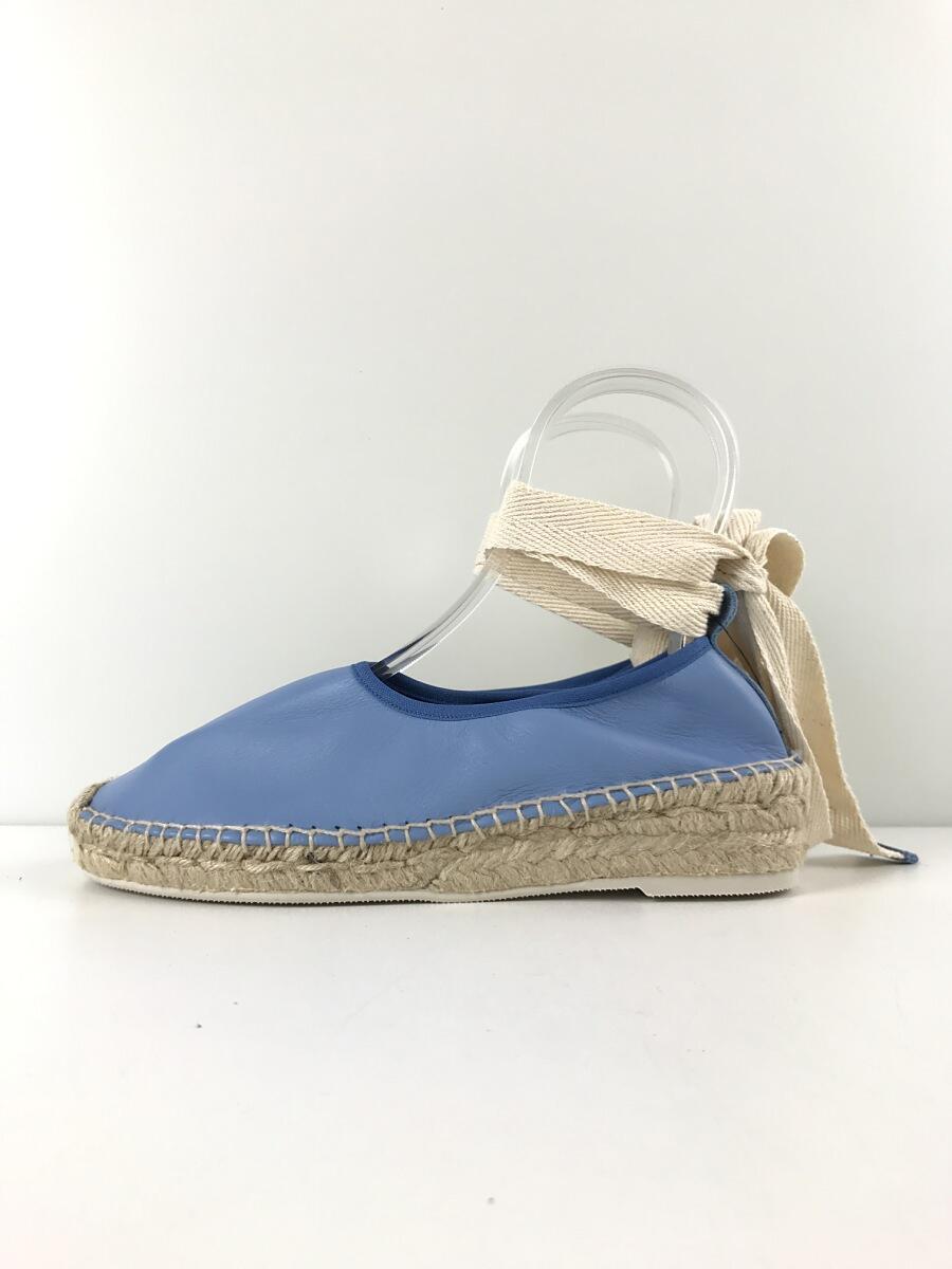 その他ブランド Hereu Caprala Espadril エスパドリーユレザースリッポン 37 Blu Musicforproductions Com