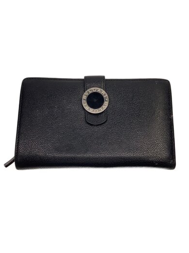 商品画像：2つ折り財布/--/BLK/無地/メンズ/22260 1