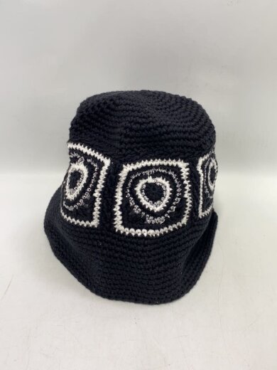 商品画像：バケットハット/--/コットン/BLK/無地/メンズ 2