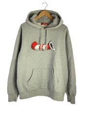 18AW/CAT IN THE HAT HOODIE/L/コットン/GRY