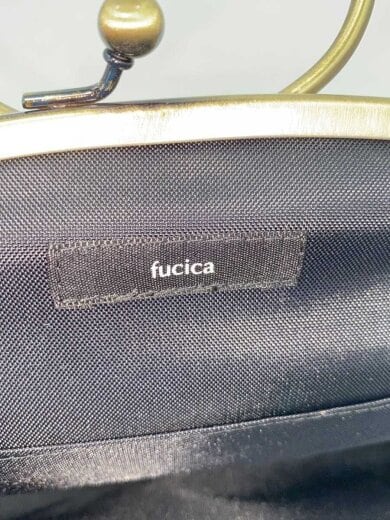 商品画像：GAMA SUZU漆/fucica/ハンドバッグ/レザー/BLK 5