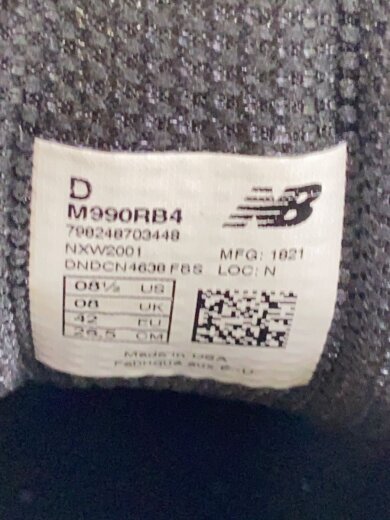 商品画像：ローカットスニーカー/26.5cm/RED/M990RB4 5