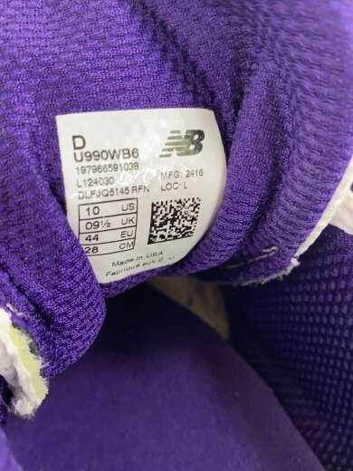 商品画像：U990/ホワイト/28cm/WHT 5