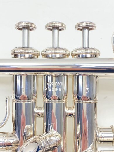 商品画像：YTR-4335S 【動作確認済】YTR-4335S/YAMAHA/ヤマハ/シルバー/スチューデント/トランペット// 5
